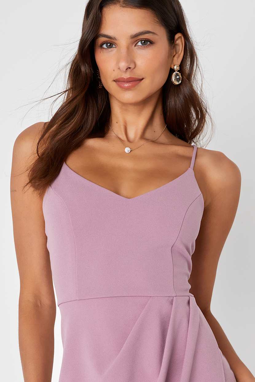 mauve pink bodycon dress Blush Pink Bodycon Dress main image 1