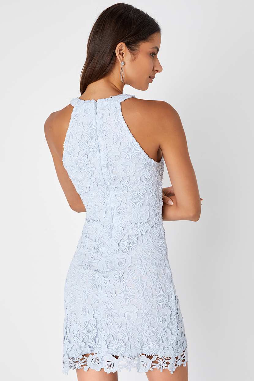 princess polly baby blue dress Blue Wedding Guest Dresses in Size 14 main image 1