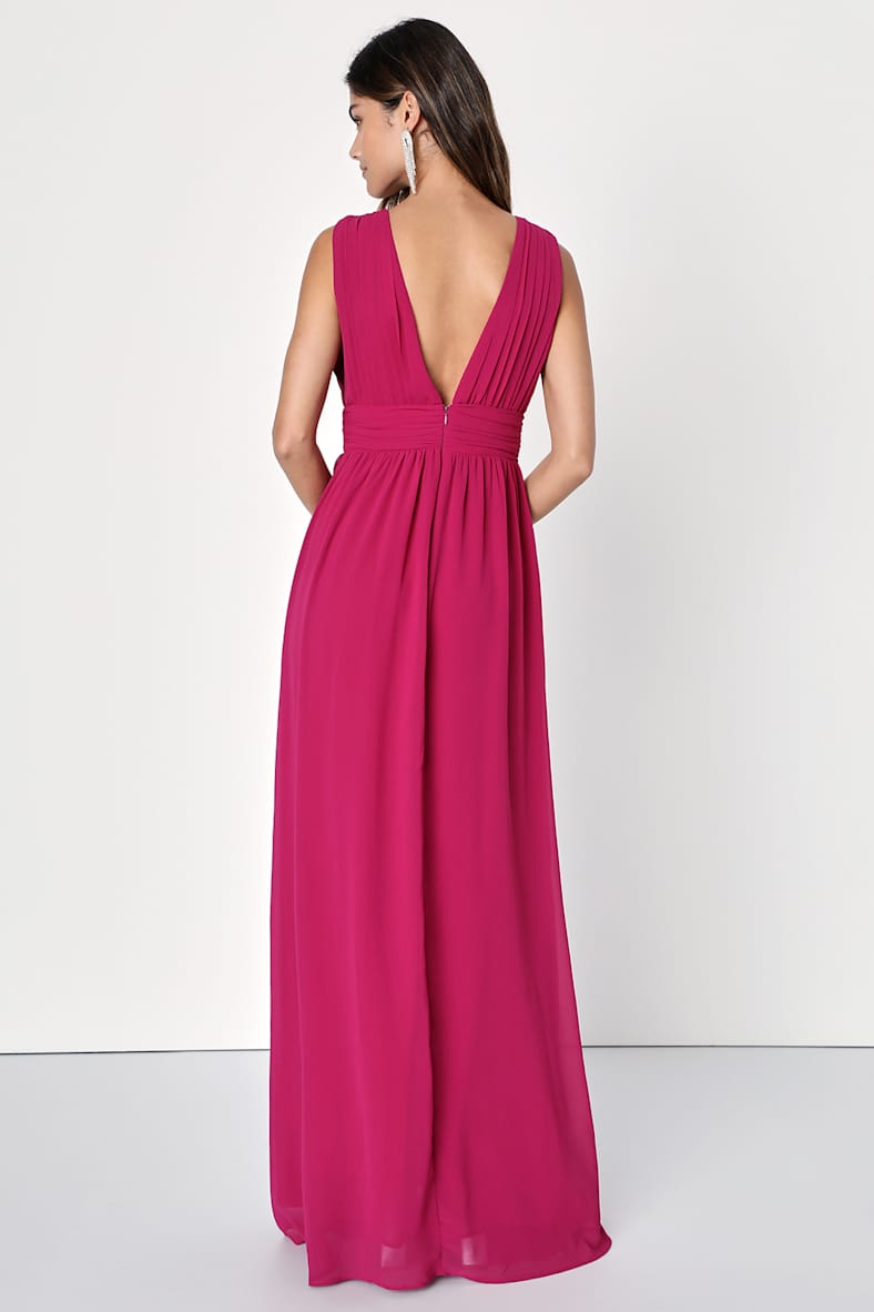 Heavenly Hues Magenta Maxi Dress