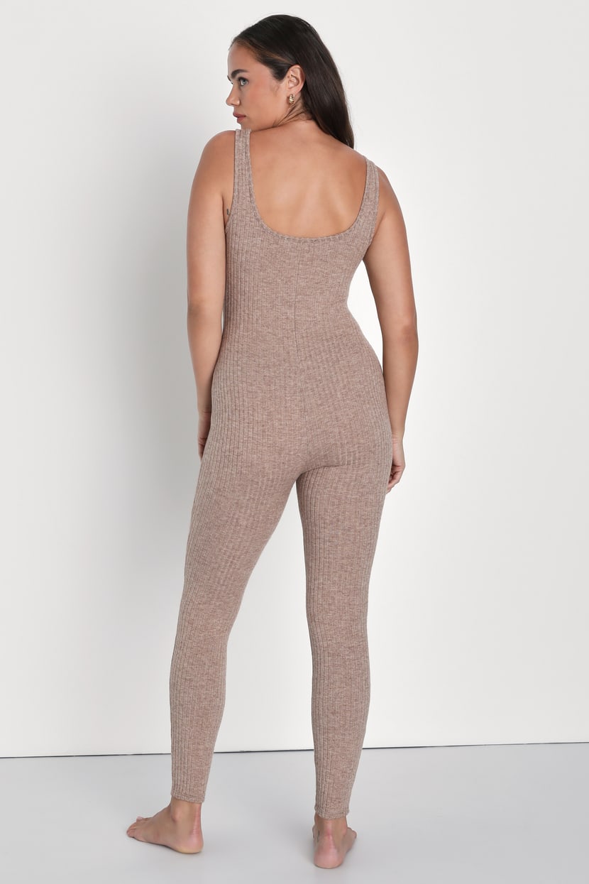 Taupe Lounge Jumpsuit Taupe Lounge Jumpsuit