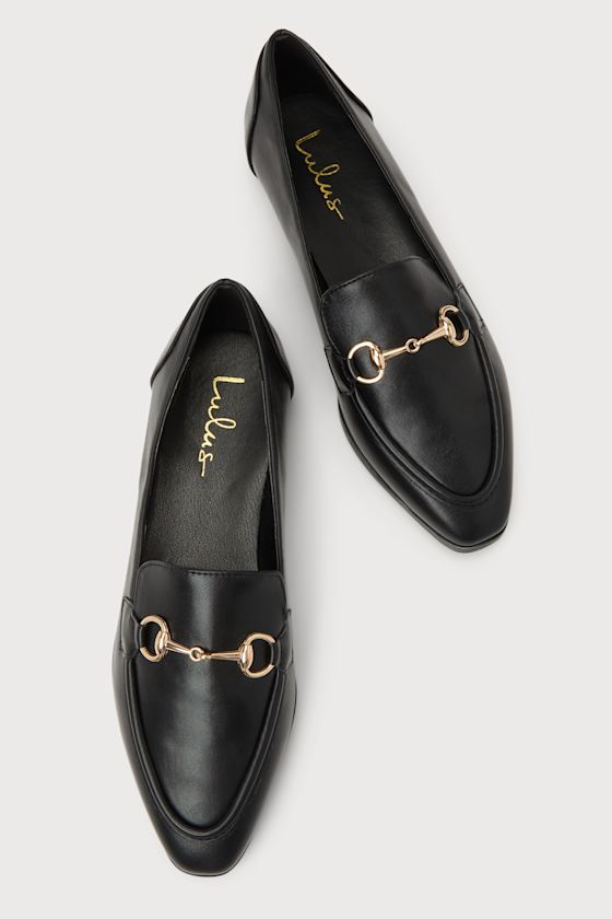 Margote Black Horsebit Loafers - thumbnail 6
