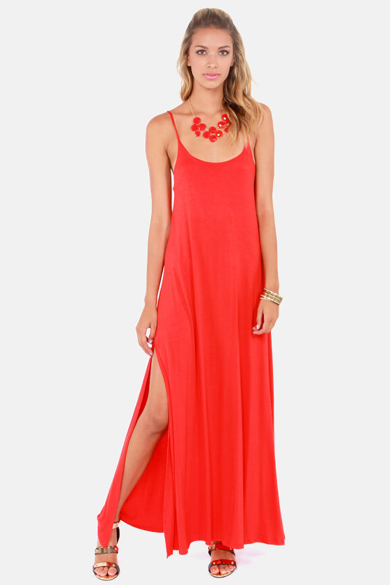 Sexy Red Dress - Maxi Dress - $46.00 - Lulus