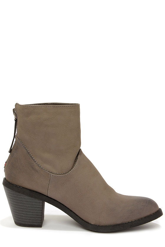 cute grey ankle boots