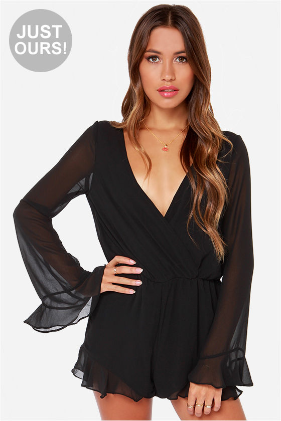 Isn’t She Lovely Romper BLACK main image 1