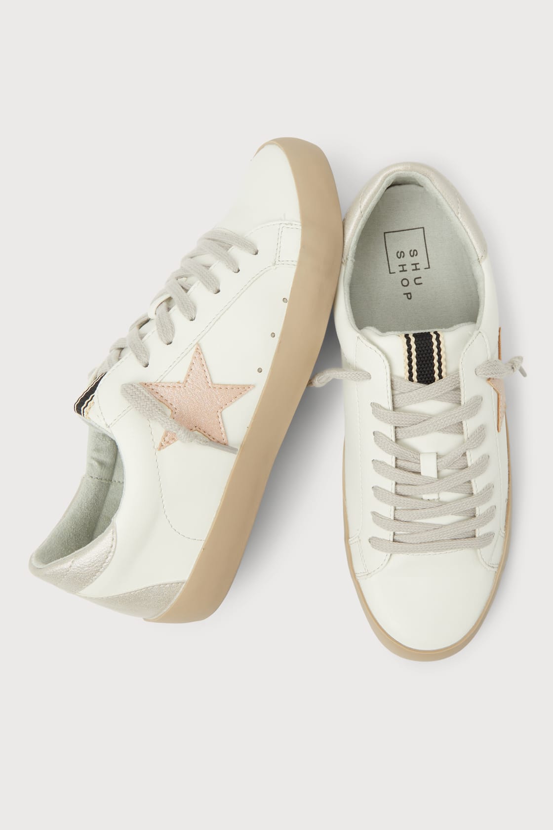 golden goose dupes - lulus Paula Light Pink Color Block Lace-Up Sneakers
