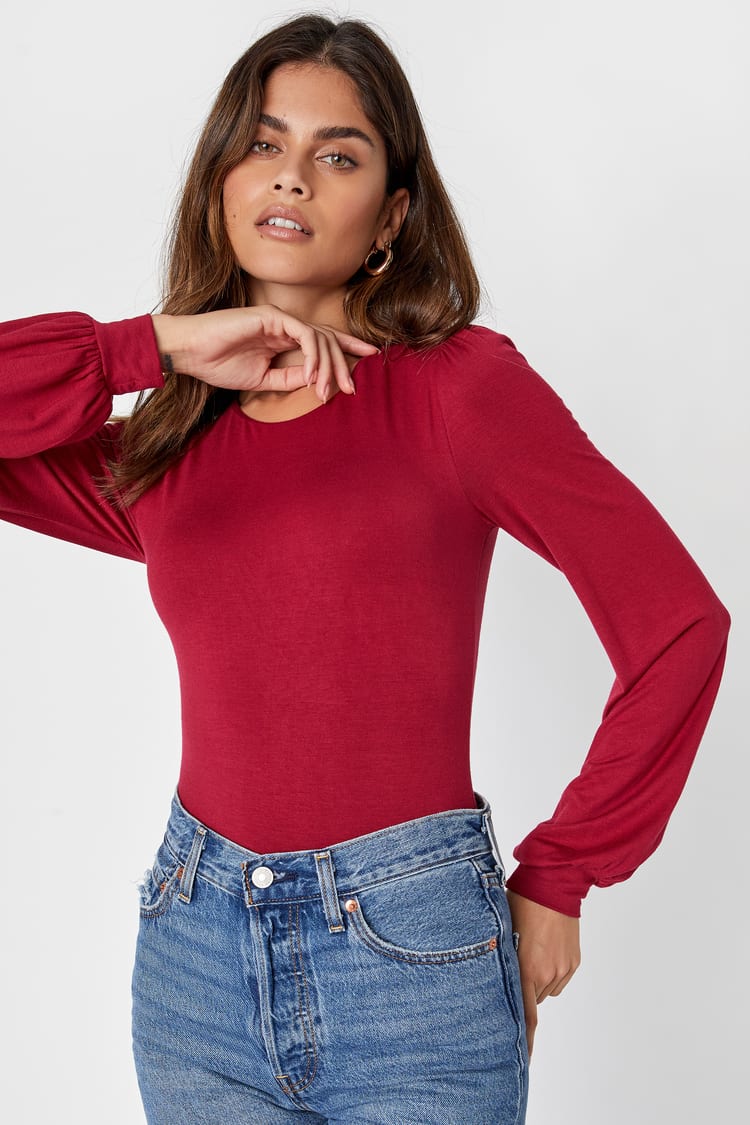 Supersoft Fitted Crew Neck Long Sleeve Bodysuit