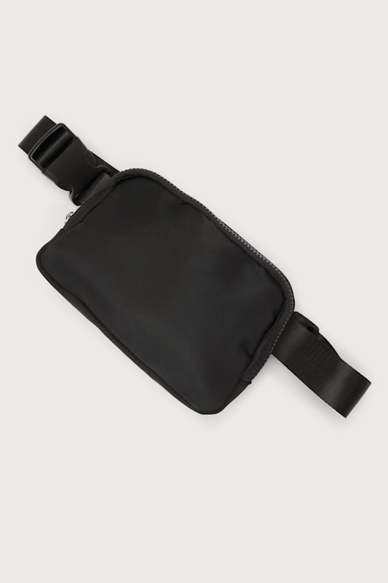 Black Crossbody Bag Belt Bag Small Belt Bag Cute Belt Bag Lulus