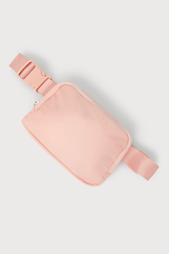 True Essential Light Pink Crossbody Belt Bag 4