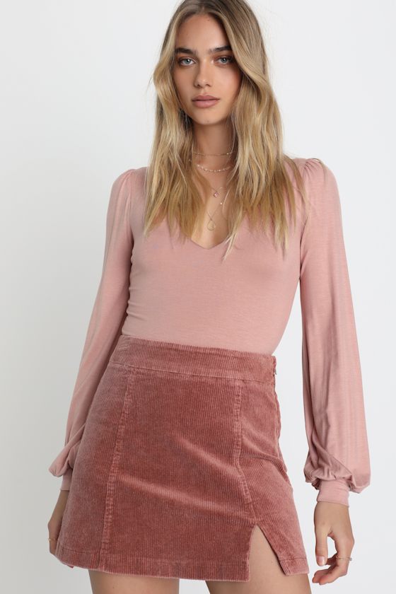 Aurora Dusty Rose Skirt
