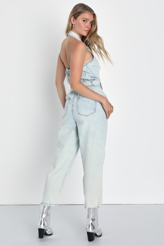 Blank NYC Call My Name Jumpsuit - Halter Jumpsuit - Jumpsuit - Lulus