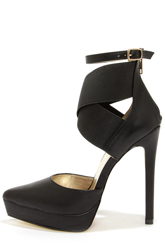 Sexy Black Heels - Platform Pumps - $85.00 - Lulus