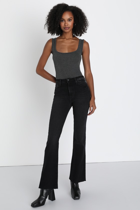 Grey Ribbed Knit Top - Tank Top - Urban Knit Tank Top - Lulus