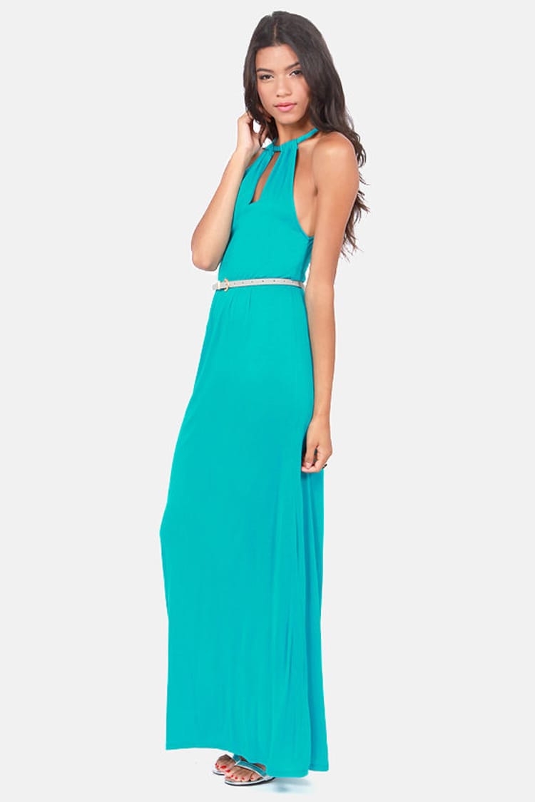 mini dress spring formal Lars Maxi Dress Turquoise main image 0