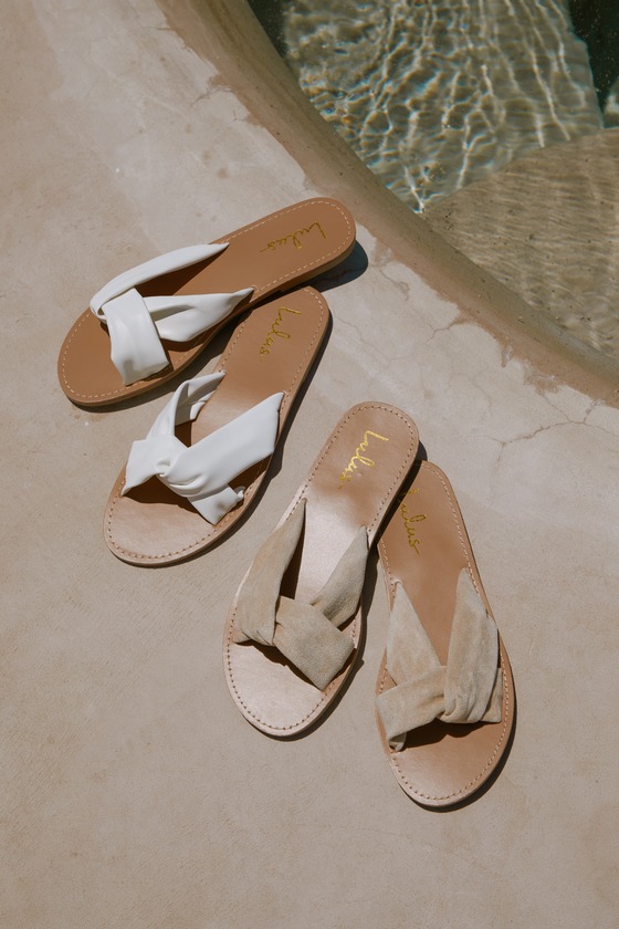 Lulus slide sandals hotsell