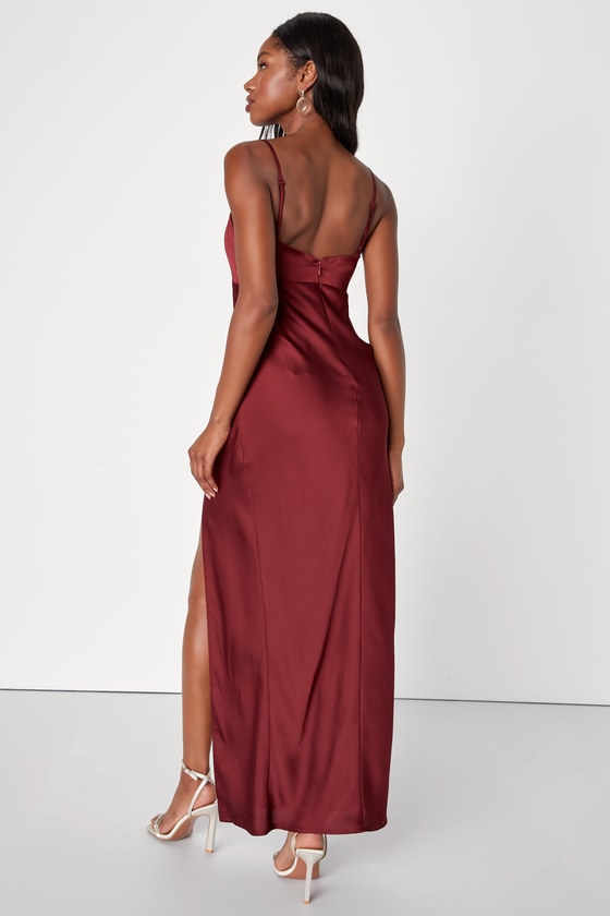 Wild Fable + Satin Slip Maxi Dress