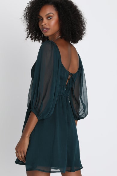 sachin and babi light blue dress Leely Women Dark Green Sheath Chiffon Long Mother of The Bride Dress with Lace Off The Shoulder Short Sleeves Wedding Guest Dress