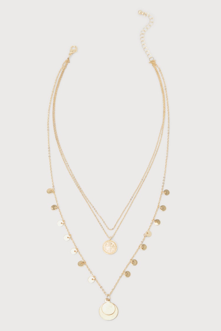 Glam Team Gold Layered Necklace