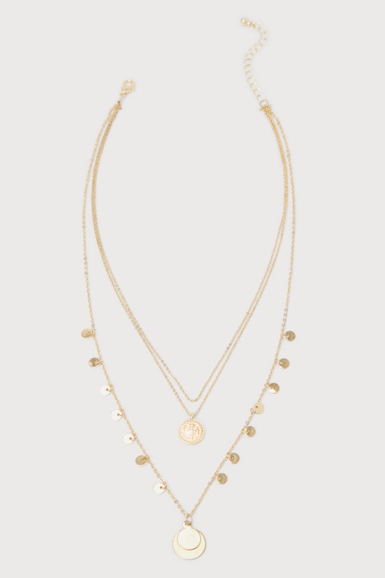 Glam Team Gold Layered Necklace 2