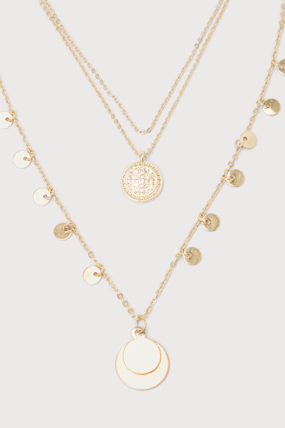 Glam Team Gold Layered Necklace