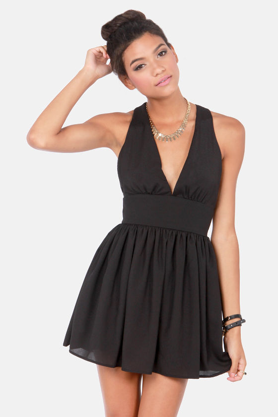 Sexy Black Dress - Backless Dress - Short Dress - $45.00 - Lulus