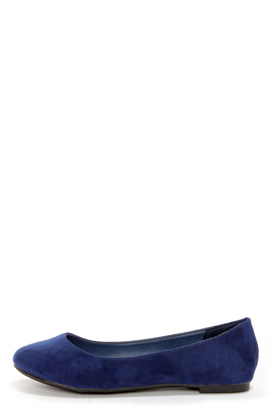 navy blue lace ballet flats