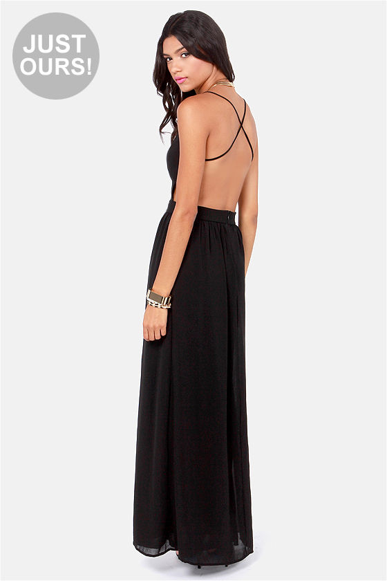 Sexy Backless Dress - Black Dress - $49.00 - Lulus
