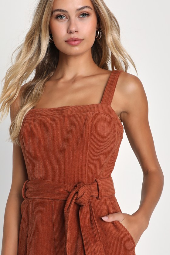 Deflvine Jumpsuit (Rust Orange)