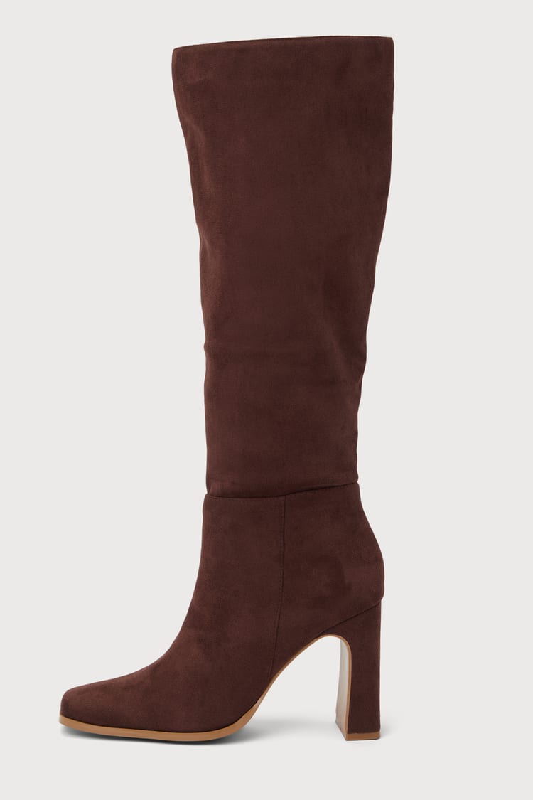 brown suede womens boots