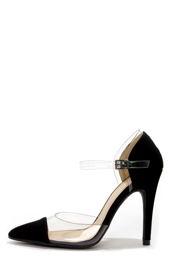 shoe republic la clear heels