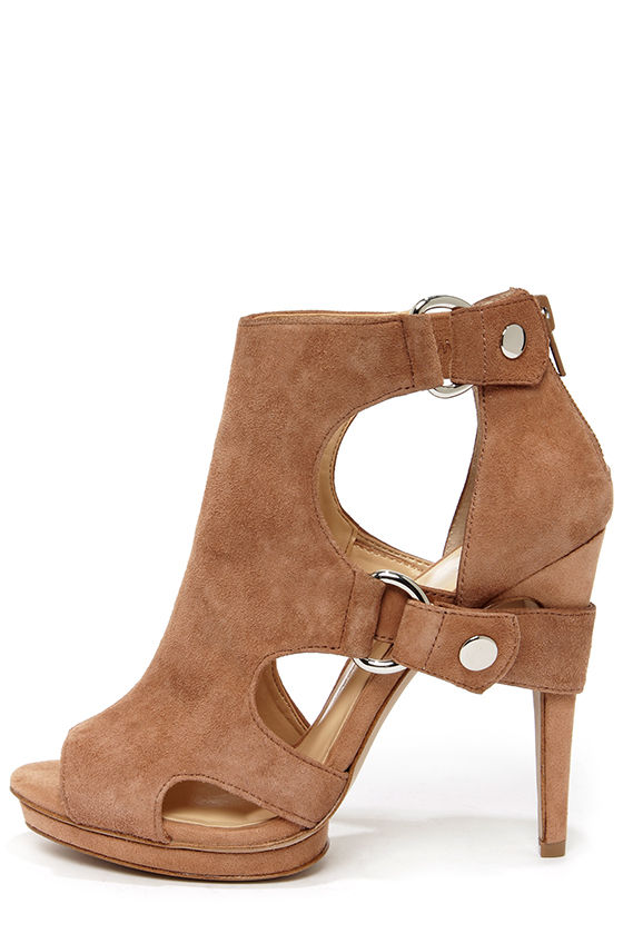 Cute Suede Booties - High Heel Booties - $115.00 - Lulus