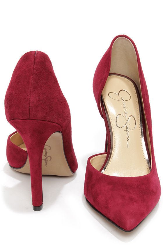 jessica simpson red pumps