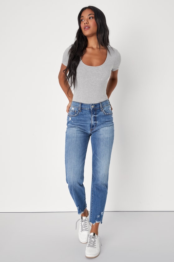 Basically Effortless Grey Short Sleeve Scoop Neck Top 1