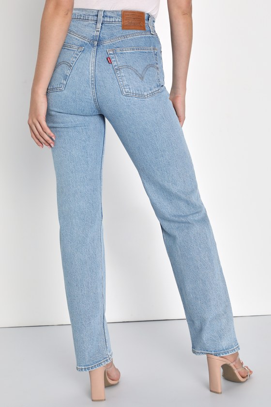 【送料&関税込】Levi's Ribcage Straight Leg Jeans Ribcage Wide Leg Women's Jeans - Medium Wash | Levi's® US