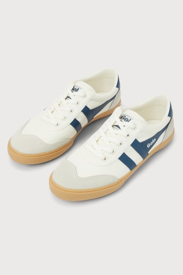 GOLA Badminton Sneakers Color Block Sneakers Leather Sneakers