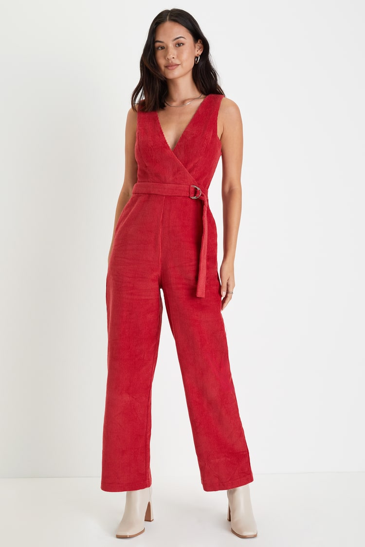 Red Jumpsuits for Women - Lulus