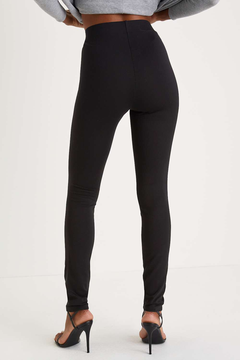 Rock Music Black High-Waisted Leggings