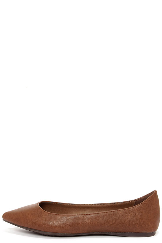 office tan flats