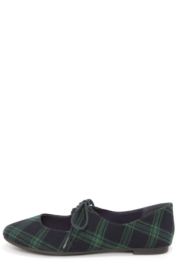 cute navy blue flats