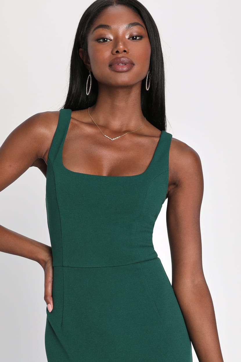 emerald green dress for funeral Goddiva Off The Shoulder Deep Plunge Velvet Maxi Dress