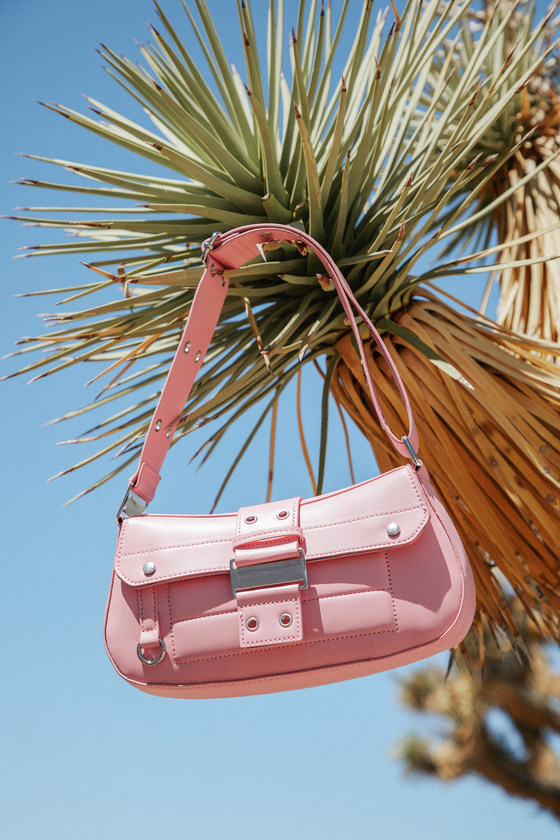 Y2K Purse - Pink Purse - Pink Shoulder Bag - Pink Rectangle
