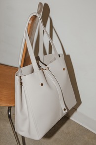 Back to Business Grey Tote