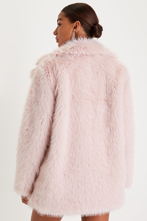 Wvapzxx Winter Women Back Slit Double Breasted Loose Casual