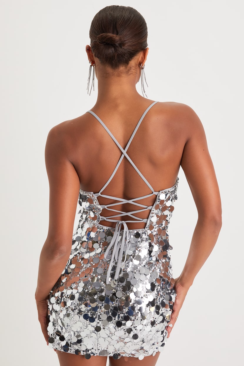 slim fit dress slacks Lainey Sequin Dress – Retrofete
