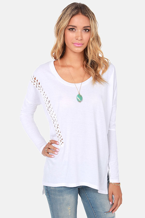 rvca long sleeve white