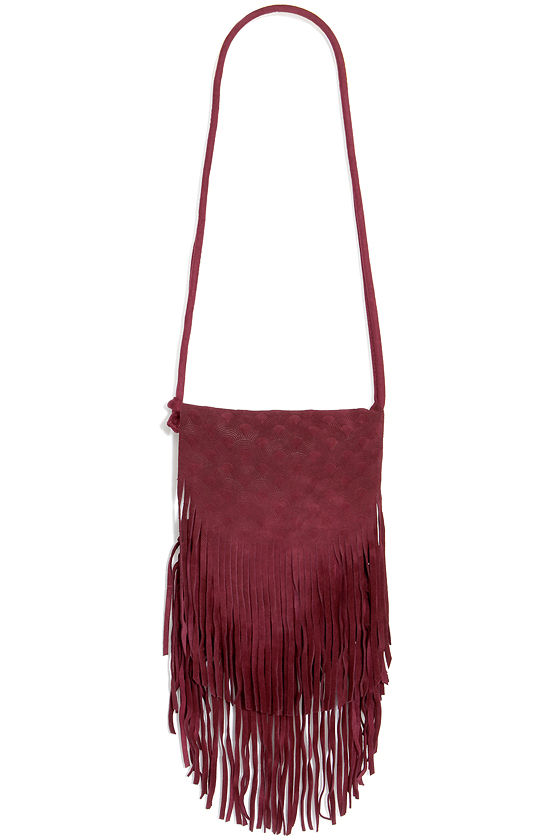 fringe handbag leather