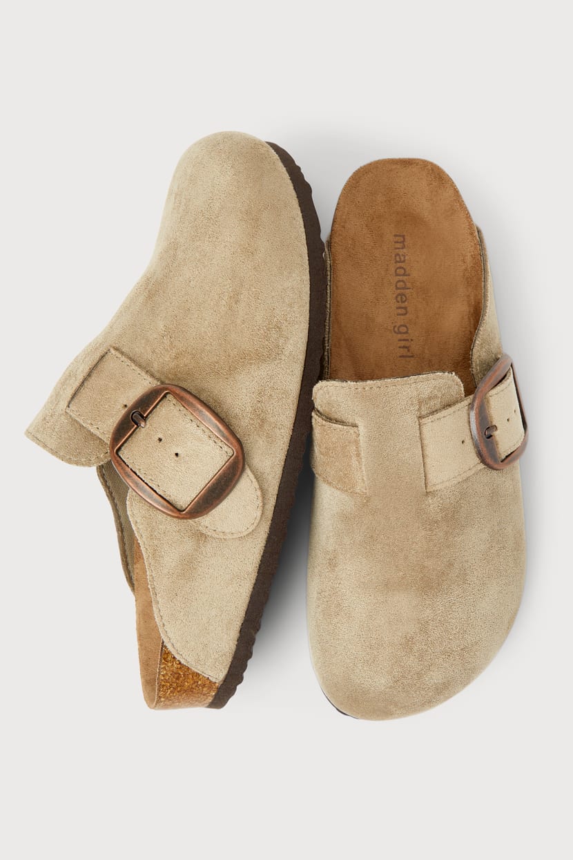 Fitory dames clogs slip-on aardappelschoenen lederen pantoffels met spiksplinterzool, kurk voetbed, maten 37-43, 40 EU