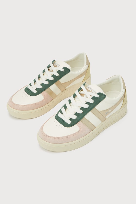 GRANDSLAM QUADRANT/CLB207: OFF WHITE/PEARL PINK/GOLD/LEMON (WA) 1