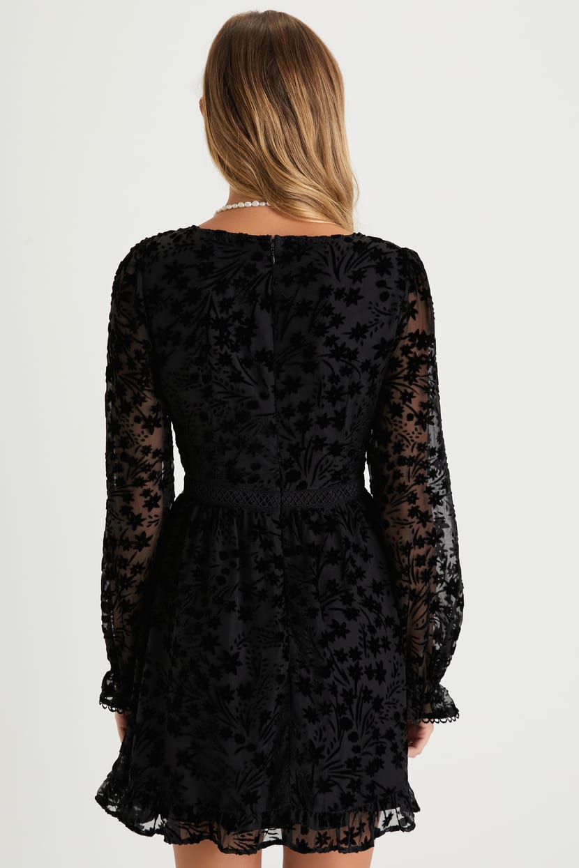 macy's black dress plus size Widow Ruffle Pocket Babydoll Dress