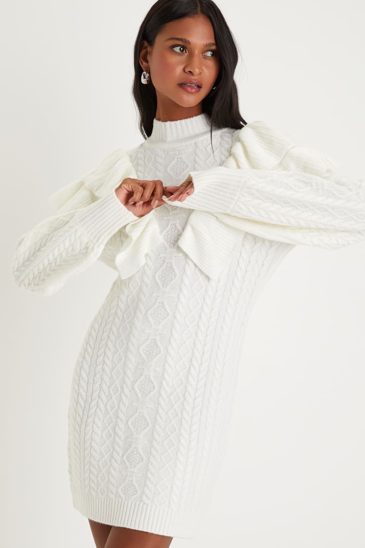 vince sweater dress