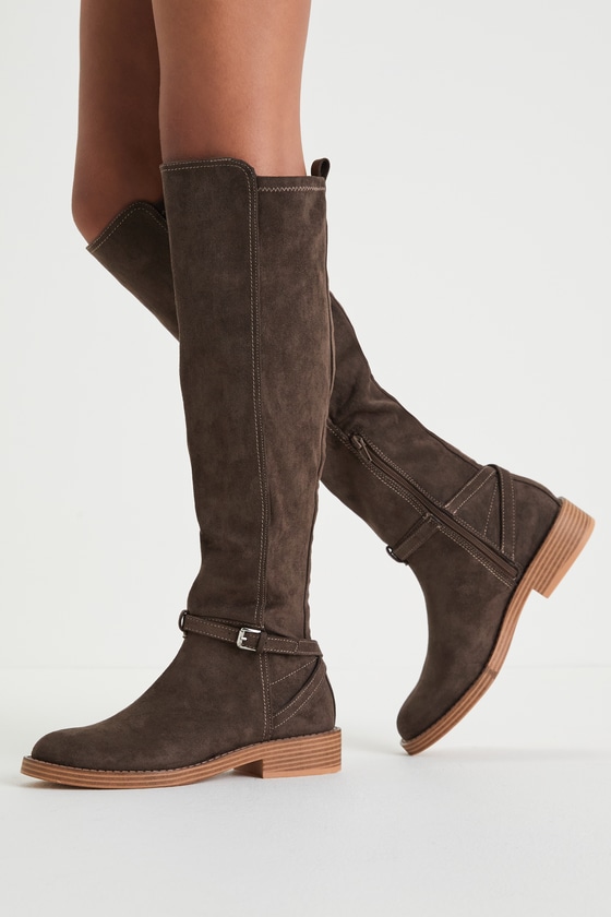 DV by Dolce Vita Phanta Mushroom Brown Boots KneeHigh Boots Lulus